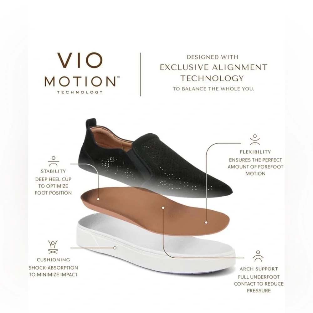 Vionic Kimmie Perf Slate 8.5